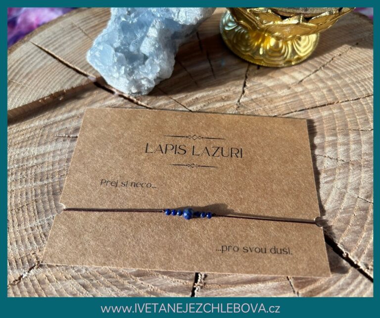 Energetický náramek Lapis Lazuli