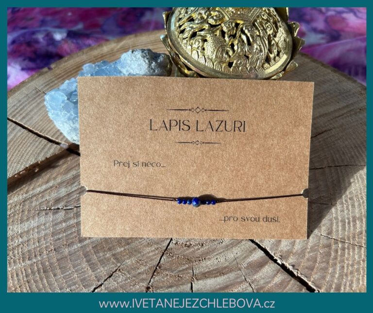 Energetický náramek Lapis Lazuli